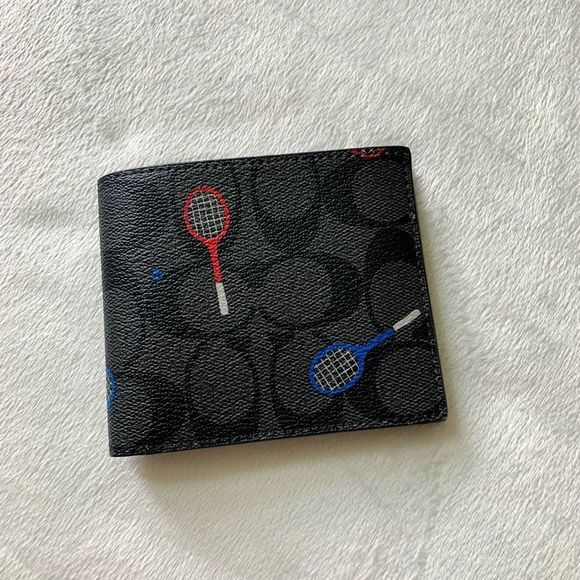 Coach Other - Coach Id Billfold Wallet In Signature Canvas